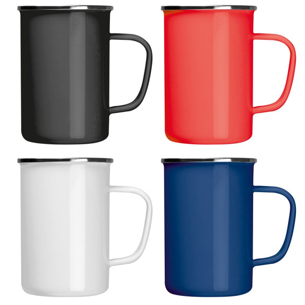 Emaille Tasse GENE