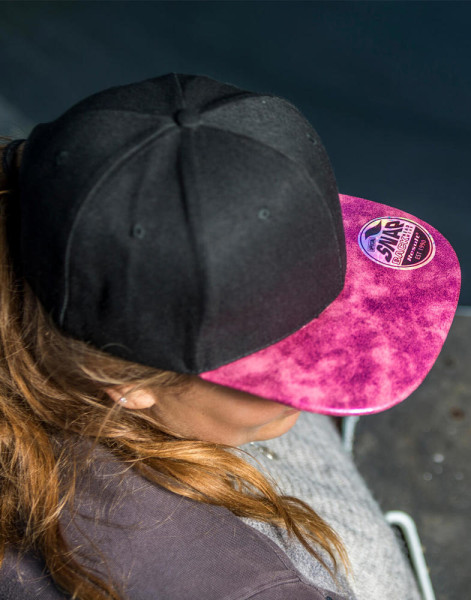 Bronx Glitter Flat Peak Snapback Cap