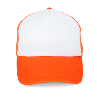 White / Vermillon Orange