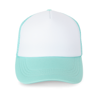 White / Pastel Cyan