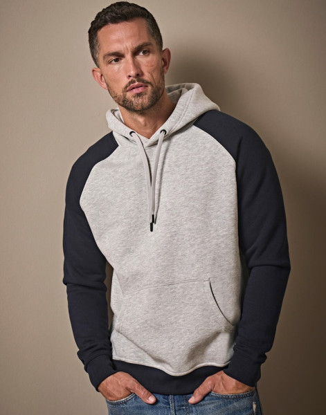 Two-Tone Hooded Sweatshirt