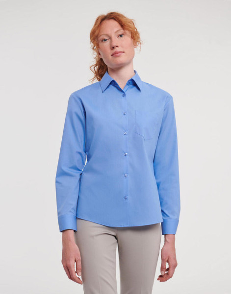 Ladies' LS Poplin Shirt