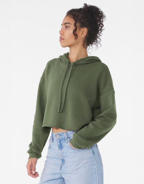Women's Cropped Fleece Hoodie