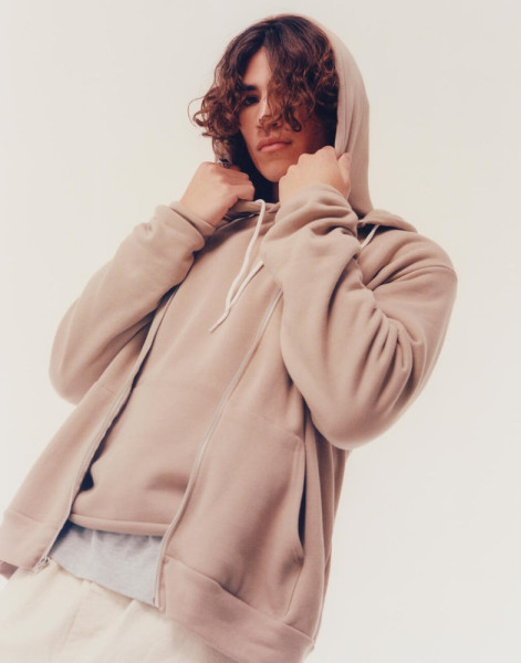 Unisex Poly-Cotton Full Zip Hoodie